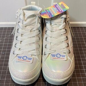 Skechers Kids' Sparkle White Sneakers